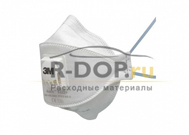 Респиратор противоаэрозольный с клапаном 3М AURA 9322+